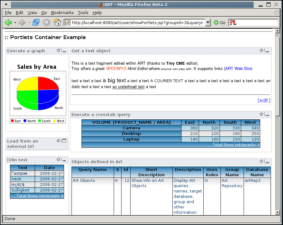 A Reporting Tool