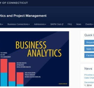 University of Connecticut, MS Business Analytics and Project Management