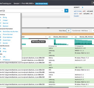 Trifacta’s Visual Data Profiling