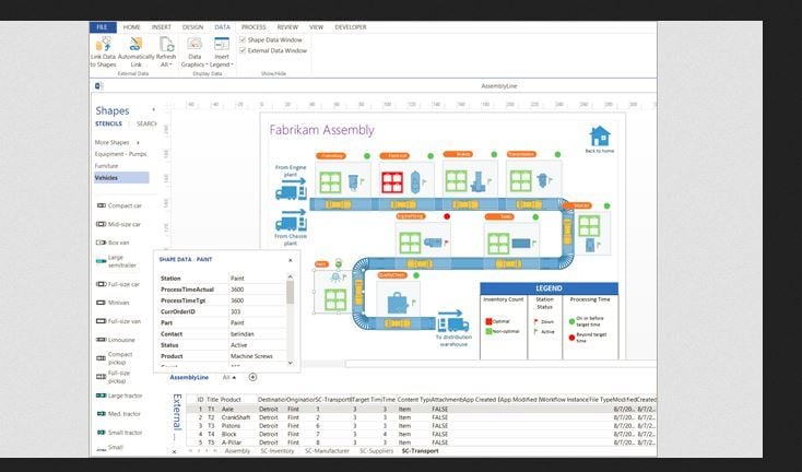 Visio 2019 Standard Vs Professional Comparison Chart