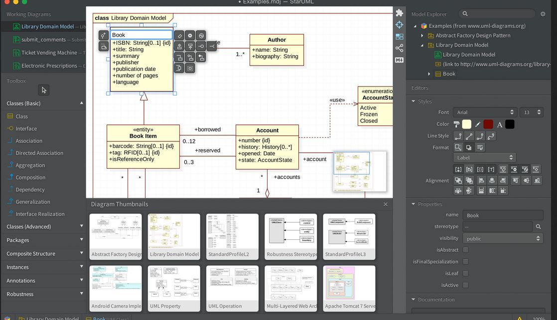 staruml component diagram