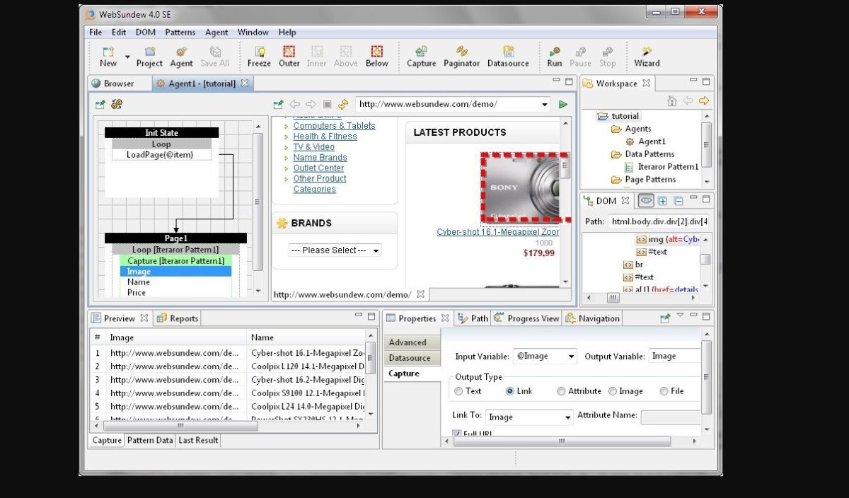 Web scraping software - ferymatter