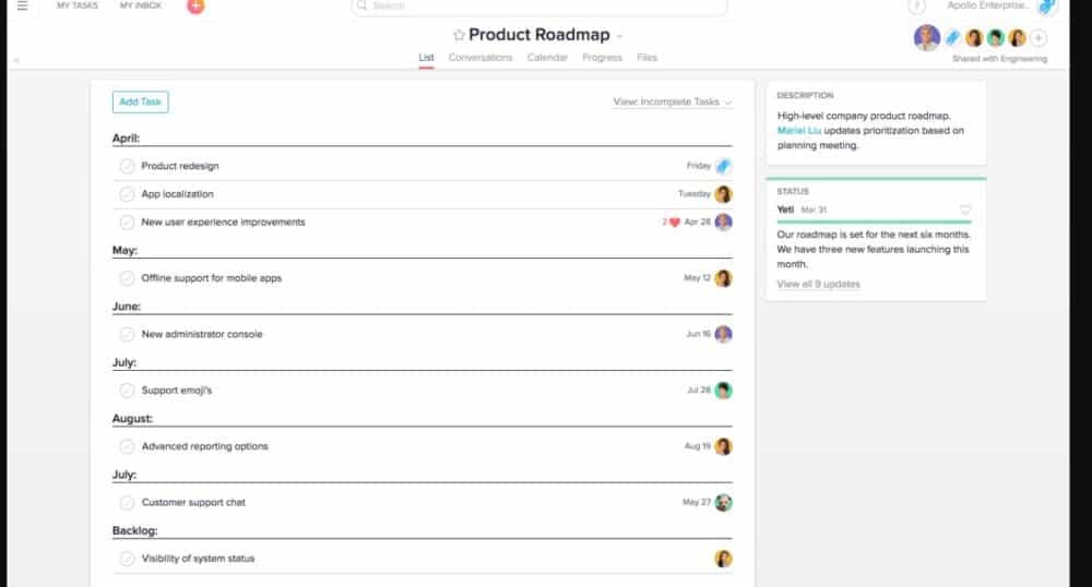 asana pricing