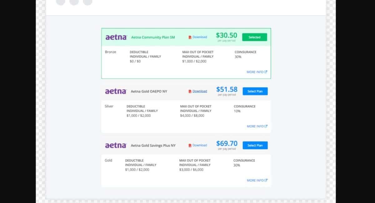 aetna bronze plus plan