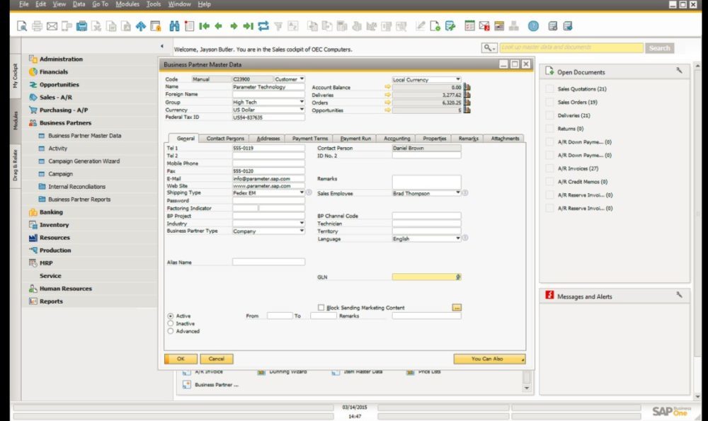 Sap Business One License Comparison Chart