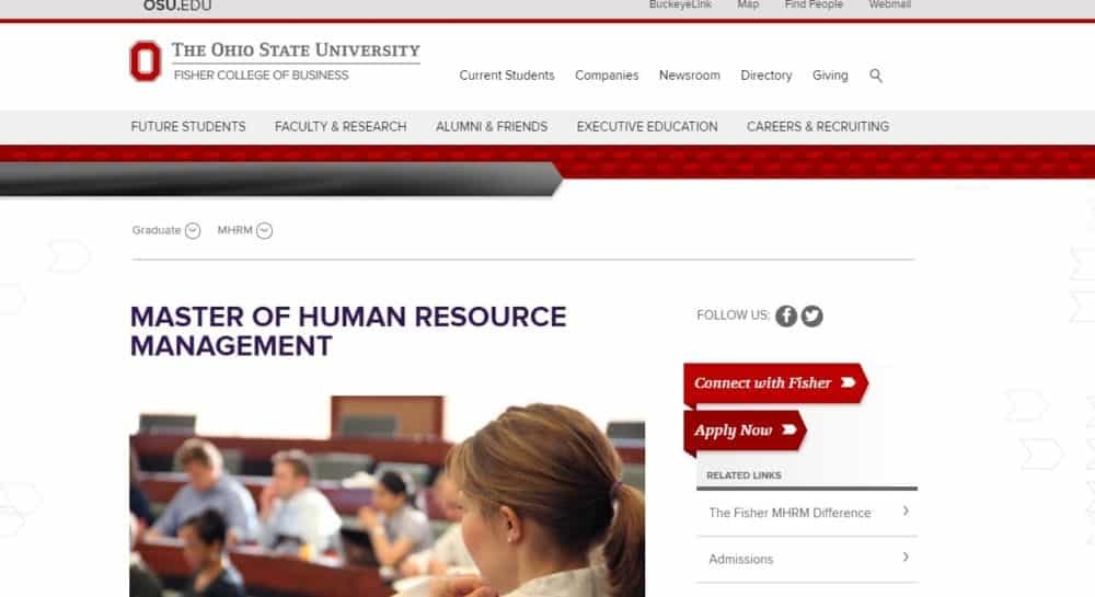 ohio state university ms human resource management human resource management masters