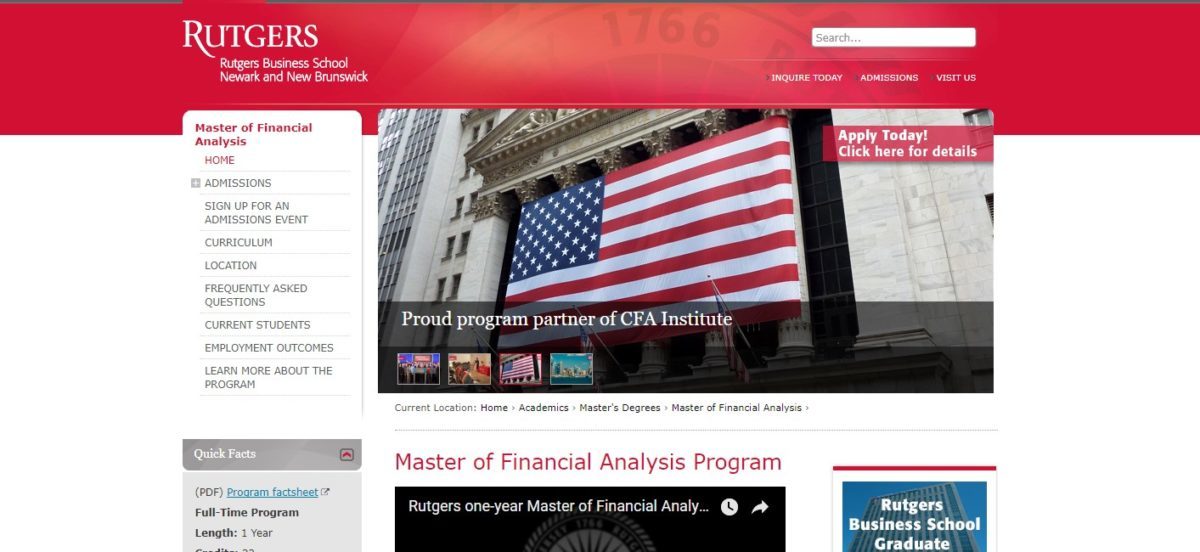 Upenn masters in finance