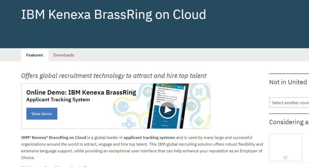 Ibm Kenexa Brassring On Cloud In 2020 Reviews Features Pricing