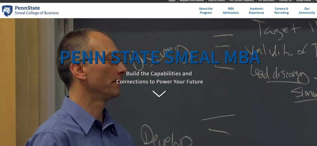 Pennsylvania State University, Smeal College of Business, Full-Time MBA ...