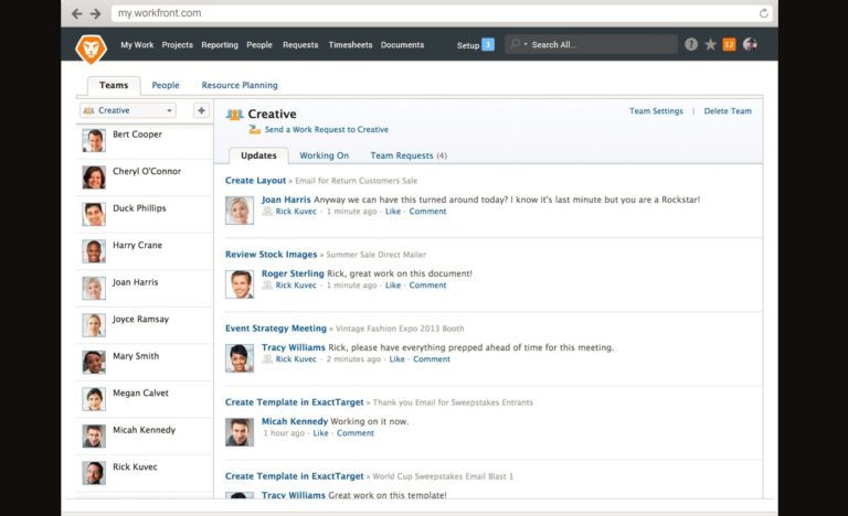 workfront capabilities