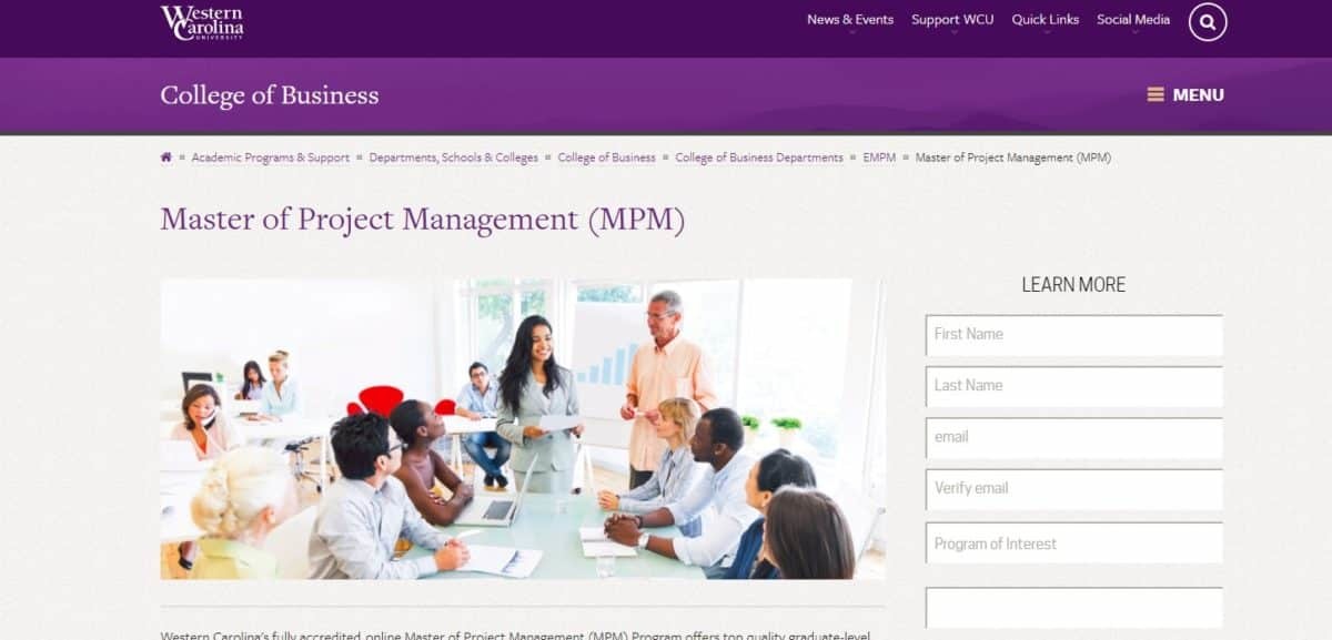 Top 20 Project Management Masters Programs Online in 2022 in 2024 ...