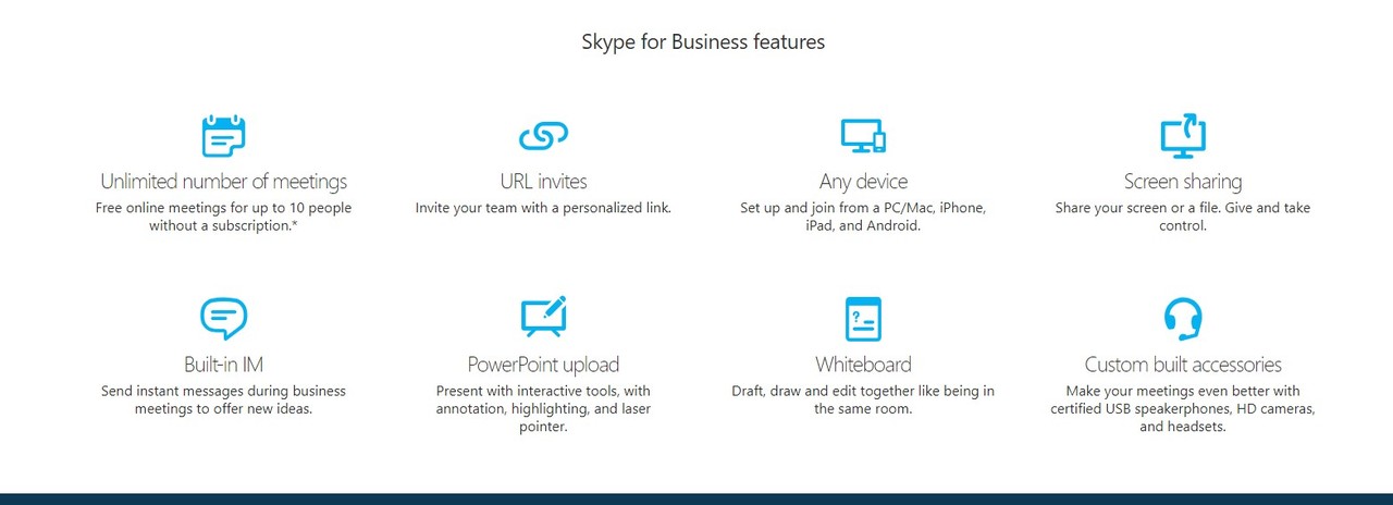 skype for business online screen sharing