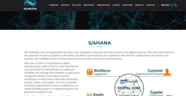 Kellton Tech S/4HANA in 2022 Reviews, Features, Pricing, Comparison