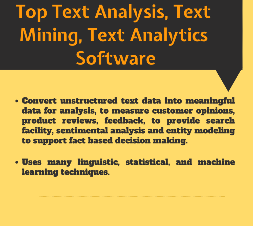 Top 63 Software For Text Analysis Text Mining Text