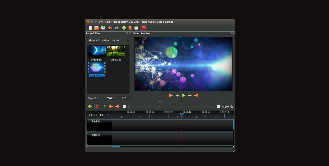 openshot editing software