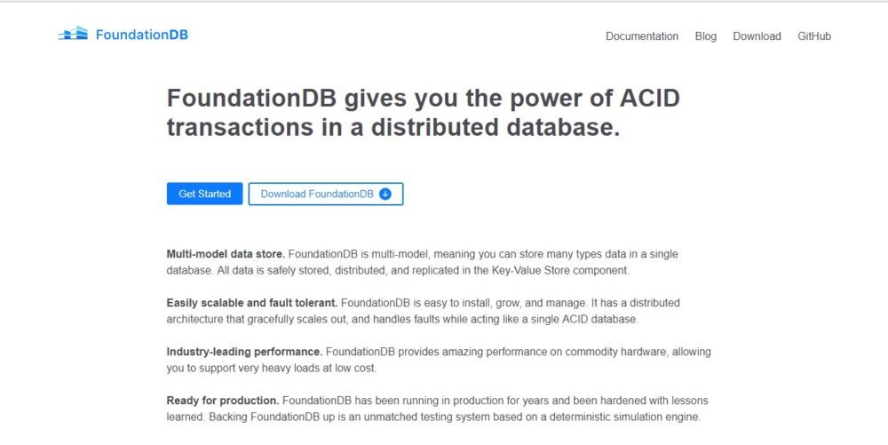 FoundationDB in 2024 Reviews, Features, Pricing, Comparison PAT
