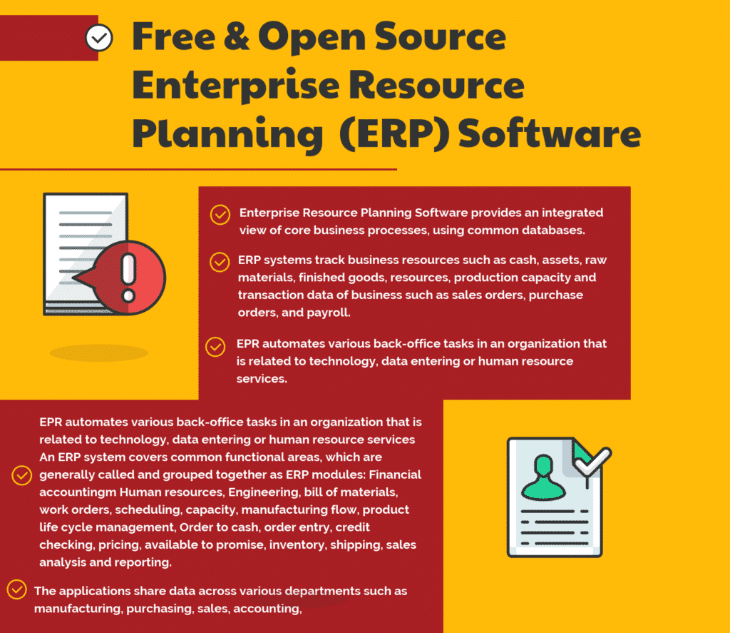 Top Free & Open Source Enterprise Resource Planning (ERP) Software