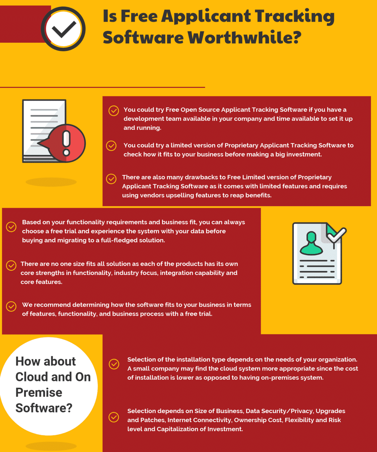 Is Free Application Tracking Software Worthwhile- How about Cloud and On Premise Application Tracking Software