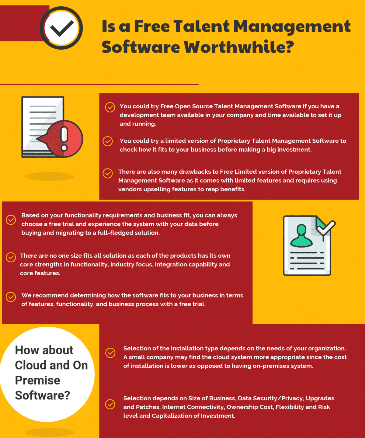 Is Free Talent Management Software Worthwhile- How about Cloud and On Premise Talent Management Software
