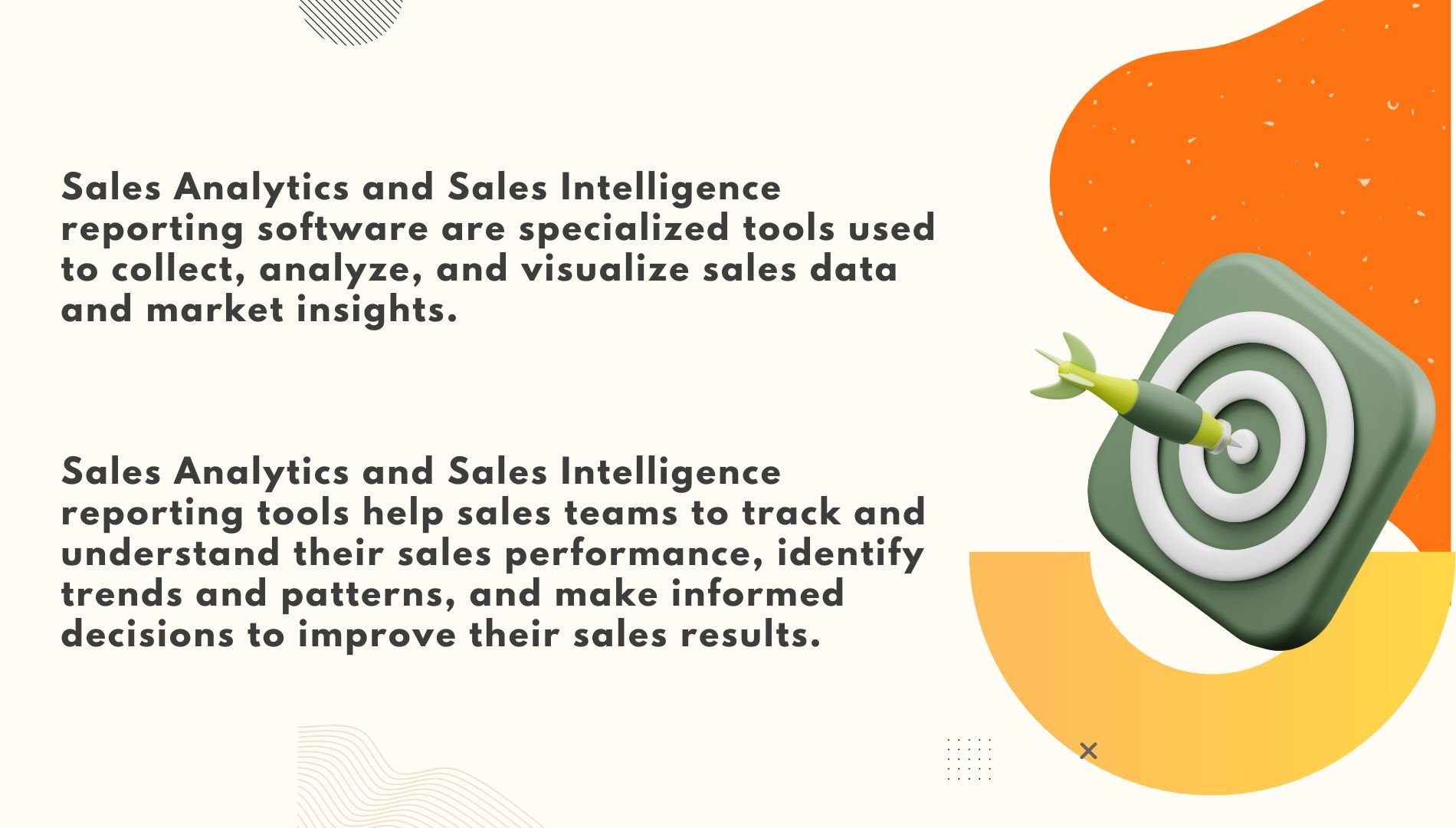 What are Sales Analytics and Sales Intelligence Reporting Software