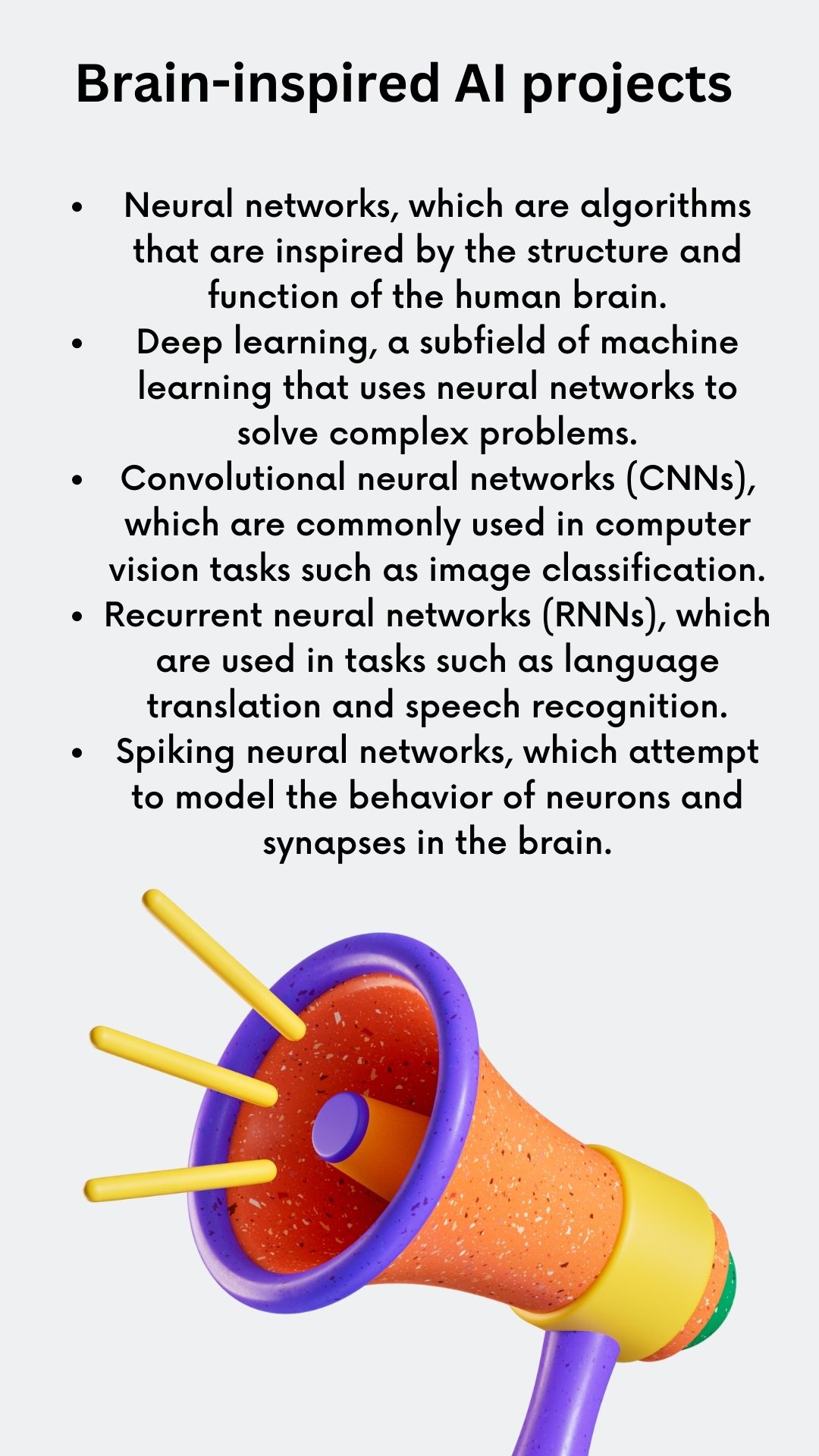 Brain-inspired AI projects